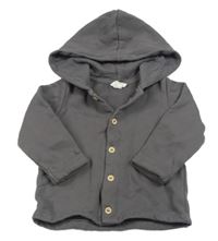 Šedá propínací mikina s kapucí H&M