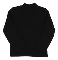 Černé žebrované triko F&F