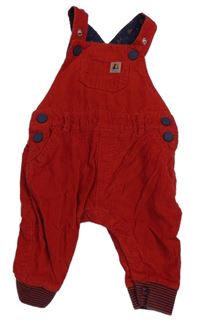 Červené podšité laclové manšestráky s lodičkou Jasper Conran