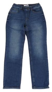 Tmavomodré teplákové rifle Reserved