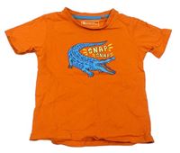 Oranžové tričko s krokodýlem Mountain Warehouse