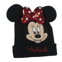 Černá čepice - Minnie H&M 110/128