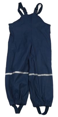 Tmavomodré voděodolné laclové kalhoty Lupilu