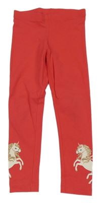 Jahodové legíny s jednorožci C&A
