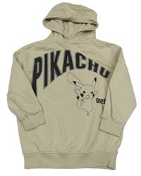 Béžová mikina s potiskem a kapucí - Pokémon George