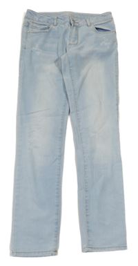 Světlemodré skinny rifle Zara