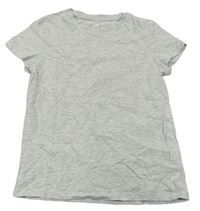 Šedé melírované tričko zn. H&M