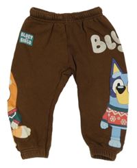 Hnědé tepláky s Bluey Zara