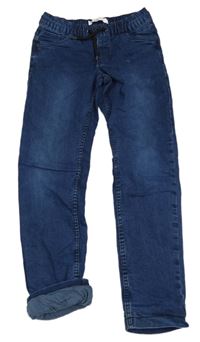 Tmavomodré podšité rifle Pocopiano 