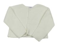 Bílý propínací svetr Absorba