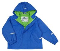 Safírová nepromokavá jarní bunda s kapucí Impidimpi