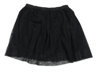 Černá tylová sukně Crash One 