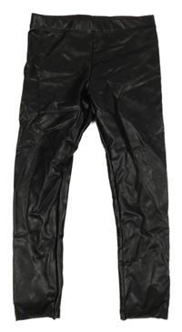 Černé potažené legíny H&M