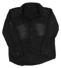 Černá riflová košile LC Waikiki