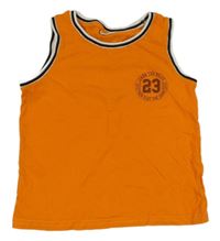 Oranžové tílko s číslem LC Waikiki 