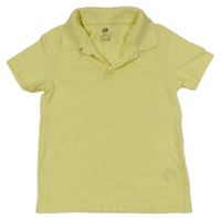 Žluté polo tričko H&M