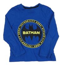 Kobaltově modré triko s Batmanem Primark