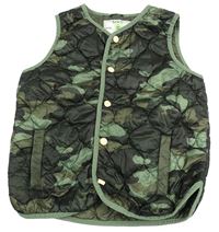 Army prošívaná šusťáková zateplená vesta zn. M&S