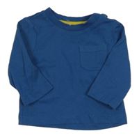 Petrolejové triko s kapsou Nutmeg