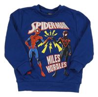 Safírová teplá mikina se Spider-many PRIMARK
