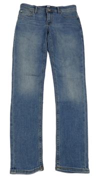 Modré skinny teplákové rifle JACK&JONES