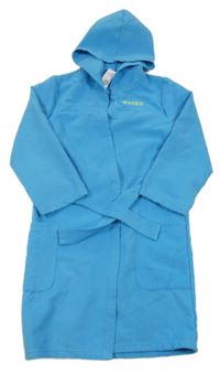 Modrý funkční župan s kapucí Decathlon