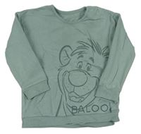 Zelená mikina s medvídkem - Baloo - Kniha Džunglí George