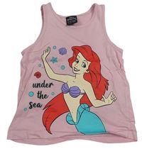 Růžový top s Ariel zn. Primark