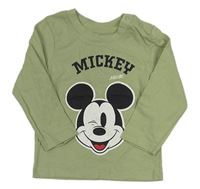 Zelené triko s Mickeym Primark
