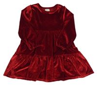 Červené sametové šaty F&F