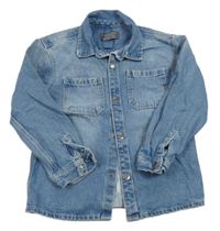 Modrá riflová košilová bunda Primark