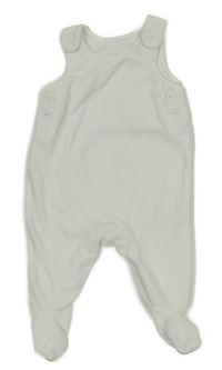 Bílé sametové dupačky s kuřaty Mothercare