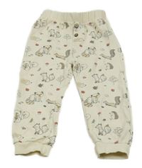 Smetanové tepláky se zvířaty Topomini