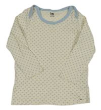 Smetanové triko s hvězdami