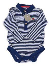 Nové - Modro-bílé pruhované body s louskáčkem Tu