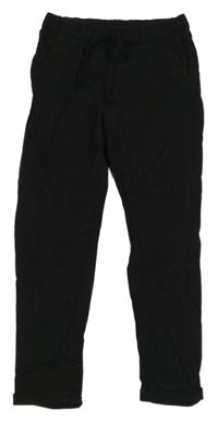 Černé lehké tepláky H&M