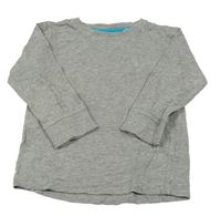 Šedé melírované pyžamové triko Next