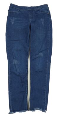 Tmavomodré džegíny s prošoupáním Denim Co.