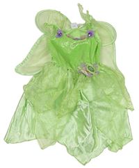 Kostým - Zelenkavé šaty s křídly - Zvonilka Disney