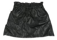 Černá koženková sukně Primark