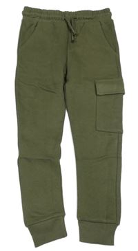 Khaki cargo tepláky F&F