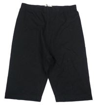 Černé elastické kraťasy H&M