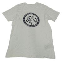 Bílé tričko s logem Jack & Jones