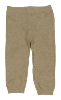 Béžové úpletové tepláky Primark