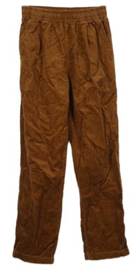 Dámské skořicové manšestrové kalhoty UniQlo 