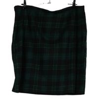 Dámská zeleno-černá kostkovaná sukně New Look 