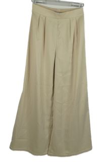 Dámské béžové palazzo kalhoty H&M