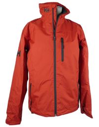 Pánská červená šusťáková jarní outdoorová bunda Helly Hansen 