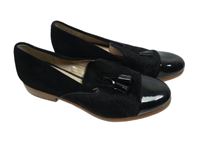 Dámské černé semišové mokasíny Clarks vel. 37