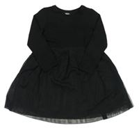 Černé šaty s tylovou sukní F&F